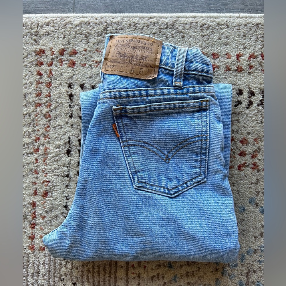 Amazing 90’s Vintage Orange Tab Levi’s 550’s!